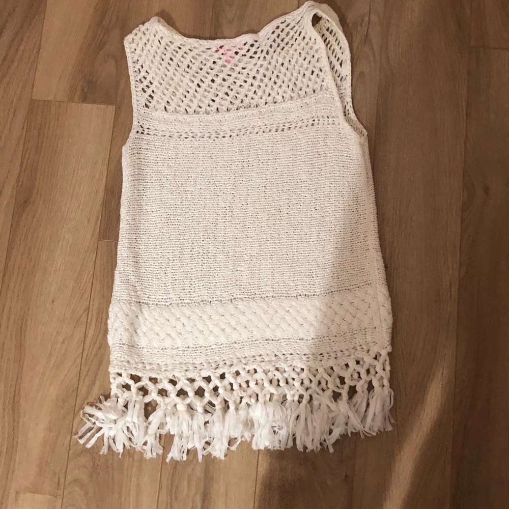 Lily Pulitzer White Sleeveless Top